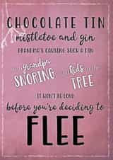 chaos chocolate Christmas Card 37664 created by The Paper Scientist