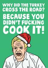 Funny Gordon Ramsay card created by Studio Doodles