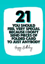 21 friend Birthday Card 8192 created by Filthy Sentiments