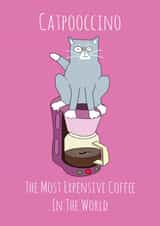 cat coffee Love & Friendship Card 15919 created by Smug Toad