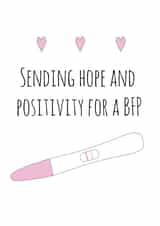 BFP - Fertility Card created by @Laura Lonsdale Designs