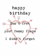 female girly Birthday Card 14635 created by Fefe Teale