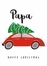 christmas papa Christmas Card 2590 created by Claire Giles