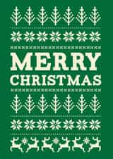 festive jumper Christmas Card 30948 created by Kirsty Alexander