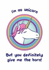 unicorn horny Card 37833 created by Doodle Dojo