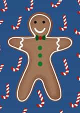 gingerbread gingerbreadman Card 36840 created by Eves & Moon