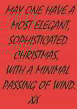 Christmas cheeky Card 33176 created by Fi Police