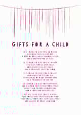 The gift of a child created by Joanna Miller