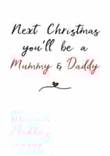 pregnant adult Christmas Card 8441 created by Parsy Designs