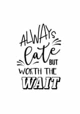 quote typography Birthday Card 16034 created by House of Allum