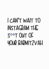 instagram barmitzvah Faith Card 5156 created by Little Lisa Designs