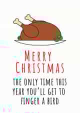 Adult Cheeky Christmas Card 16059 created by Total Bad Cards