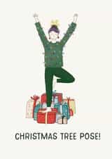 Christmas Yoga tree post created by Tiny Steps