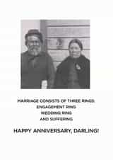 darling marriage Anniversary Card 1107 created by Colonel I. P. Knightly