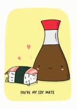 soy soul mate Valentines Day Card 40406 created by Camille Medina