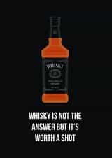 Whisky birthday card created by Pookie Studio