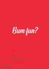 bum fun anal Valentines Day Card 39499 created by The Sweary Card Co