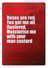 Rude roses are red Valentines Day Card 38858 created by turds of wisdom