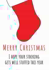 Adult Cheeky Christmas Card 40357 created by Total Bad Cards