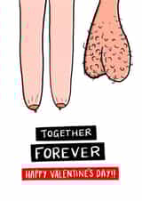 balls testicles Valentines Day Card 3467 created by Ivorymint cards