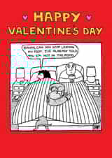 dog mood Valentines Day Card 24610 created by Off The Leash Cartoons by Rupert Fawcett