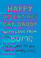 bump pregnant Valentines Day Card 15146 created by Happy Octopus by Rupert Fawcett