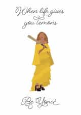 beyonce lemonade Just because Card 7767 created by Lou La La