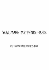 make penis Valentines Day Card 4979 created by Offhand Cards