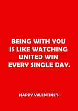 valentines football Valentines Day Card 11185 created by Offside Cards