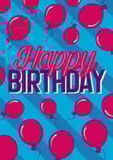 Happy happy birthday Card 26057 created by olliebrownillustration