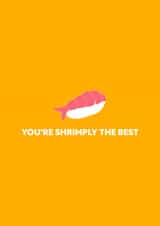 sushi japanese Valentines Day Card 40530 created by Jonni Barratt