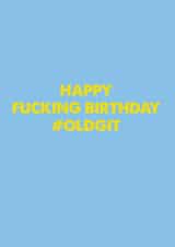 RUDE funny Card 30976 created by Joanna Myles