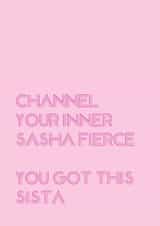 Good luck card created by Squelia