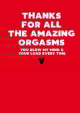 amazing orgasms Valentines Day Card 8204 created by Filthy Sentiments