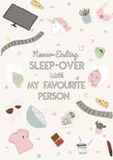 Sleep over with my favourite person created by Tiny Steps