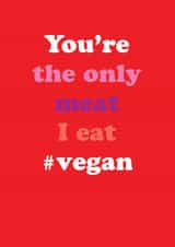 vegan valentine Card 30978 created by Joanna Myles