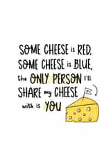 roses are red cheese Valentines Day Card 16215 created by Inky in the Wild