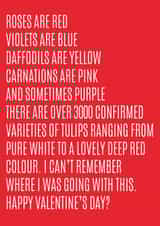 roses are red poem Valentines Day Card 9113 created by Pack a Punch Designs