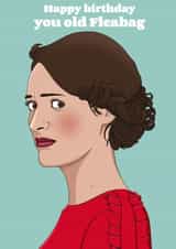 Fleabag old Birthday Card 15792 created by Lizzy B Draws.