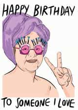 To someone I love Lewis Capaldi birthday card created by Stacie Charlton