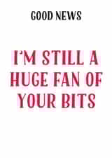 good news still a huge fan Valentines Day Card 35806 created by Tia Russell