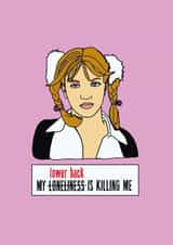 britney spears lower back Birthday Card 13469 created by Phaedra Peer