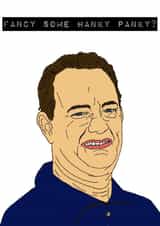 tom hanks hankey Valentines Day Card 40644 created by Maid by Kates