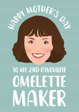 omelette favourite Mothers Day Card 26594 created by The Cake Thief