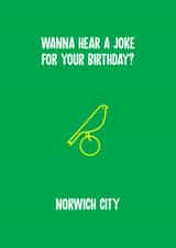 football joke Birthday Card 11669 created by Rishi