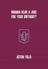 aston villa football Birthday Card 11671 created by Rishi