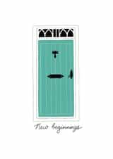 new beginnings New Home Card 16381 created by Lomond Paper Co.