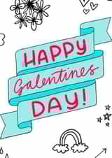 Illustrated galentines card created by Sophie Killingley