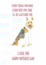 love animal Mothers Day Card 37859 created by Sarah Maddox