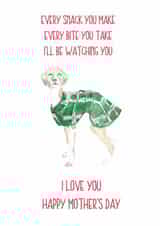 every snack bite take Mothers Day Card 14159 created by Sarah Maddox